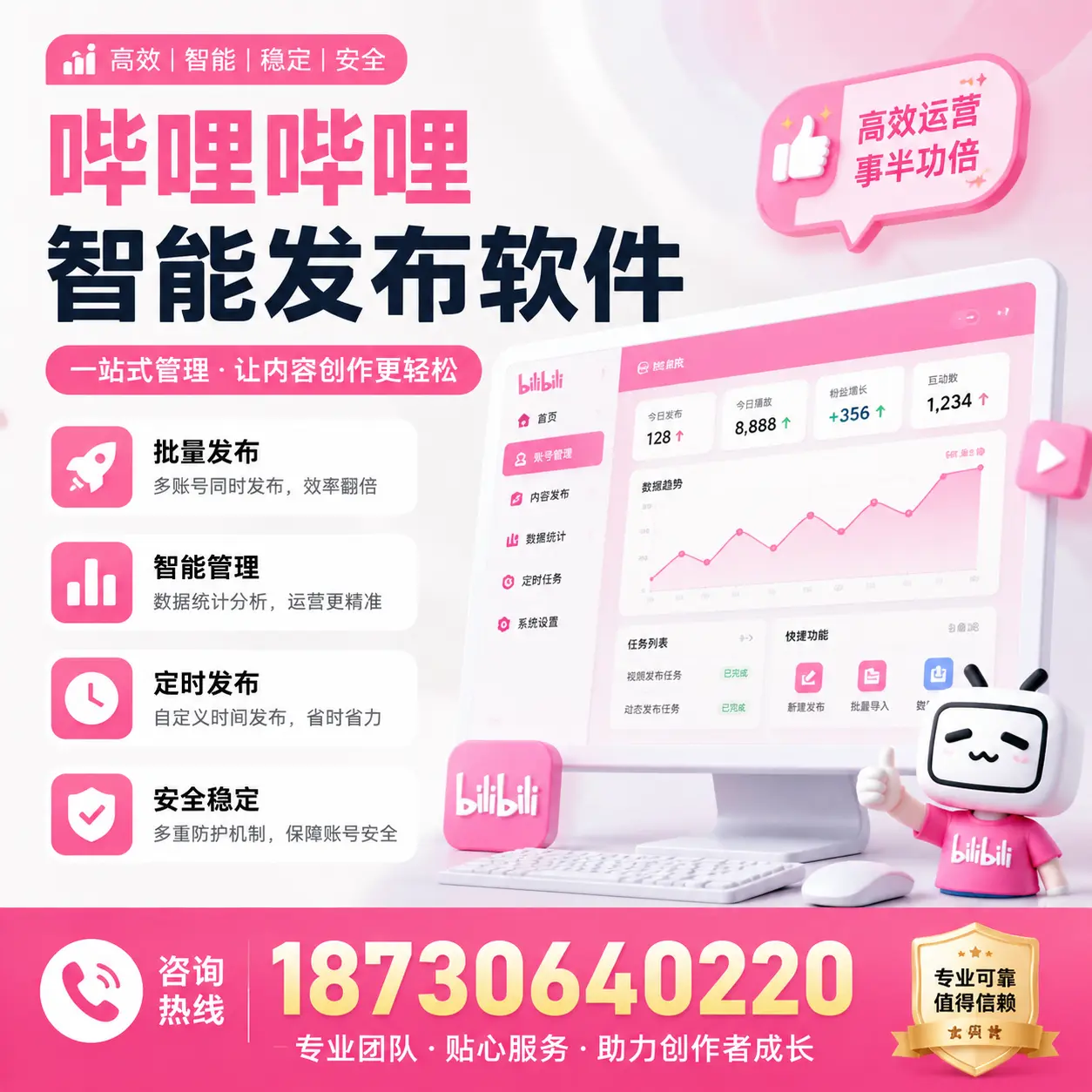 如何评估哔哩哔哩智能发布软件的ROI？丽水 企业必读